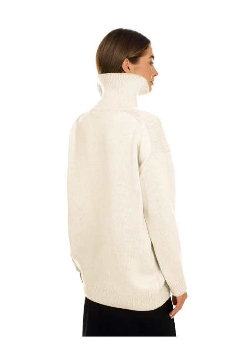 Oversize Knit Sweater Cream