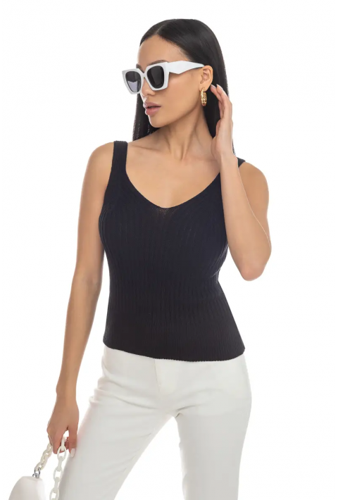 Knit T-top 