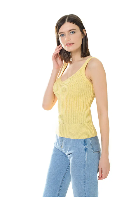 Knit T-top 