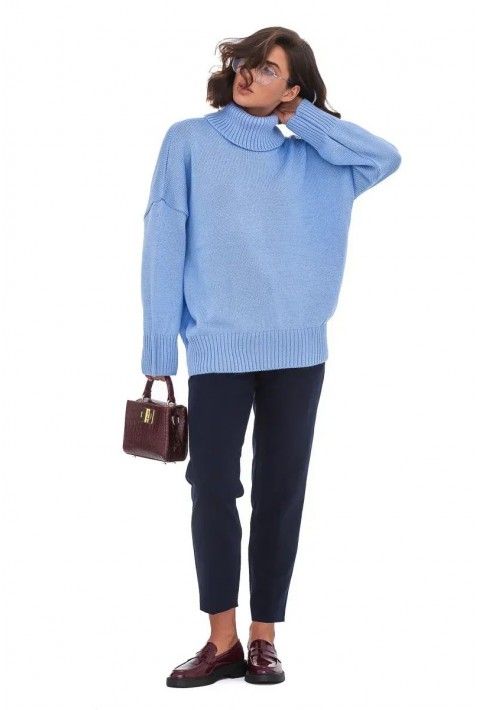 Loose Knit Sweater Blå