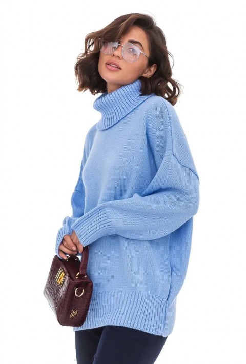 Loose Knit Sweater Blå