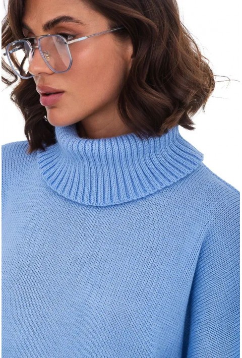 Loose Knit Sweater Blå