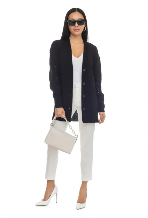 Knit Cardigan Black