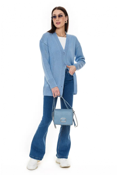 Knit Cardigan Light blue