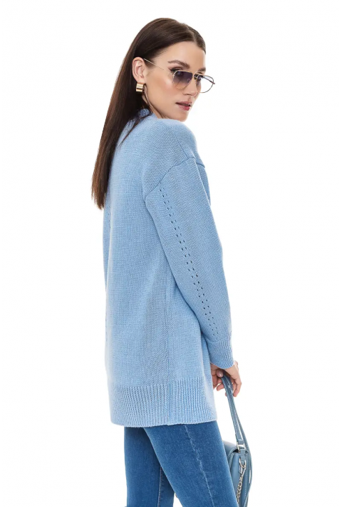 Knit Cardigan Light blue