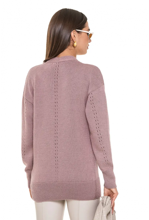 Knit Cardigan Rose