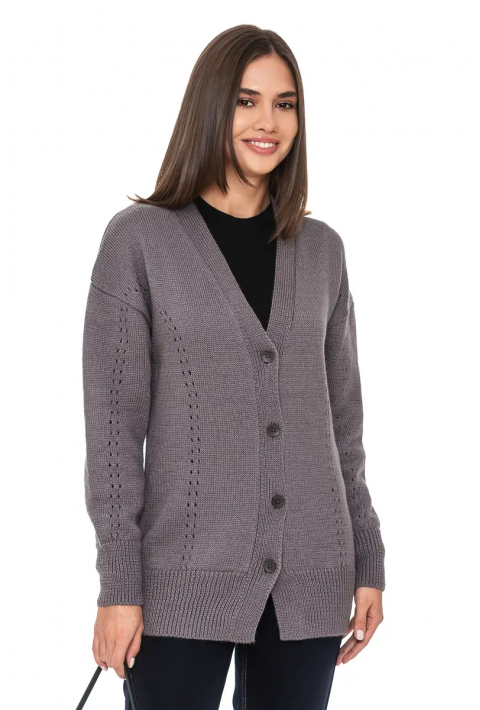 Knit Cardigan Grey