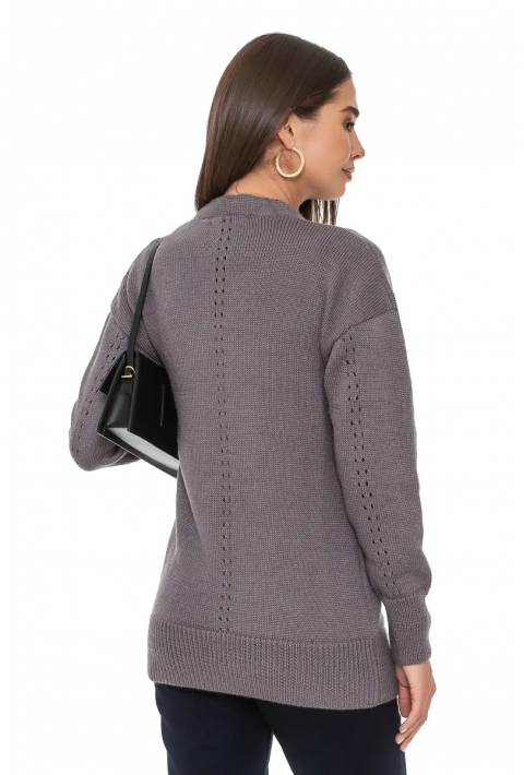 Knit Cardigan Grey