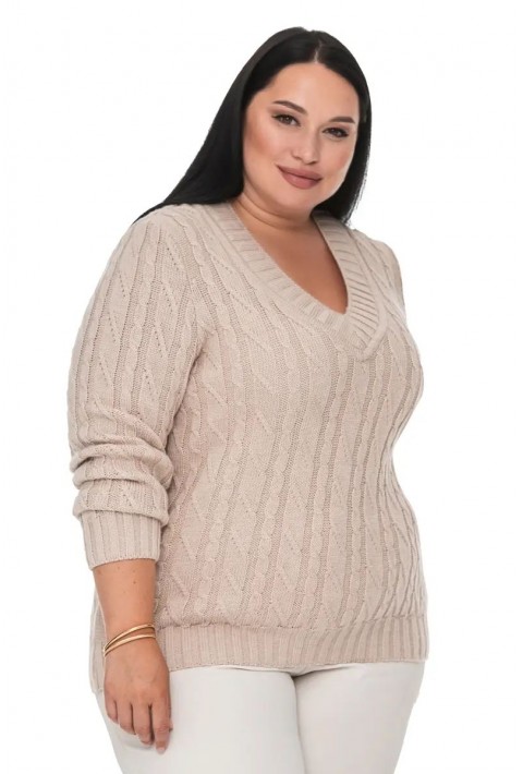 V-Neck Knit Sweater