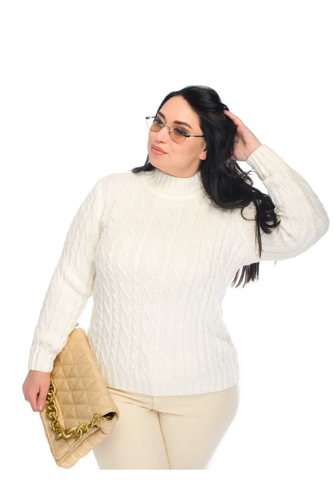 Soft Touch T-neck Knit Sweater