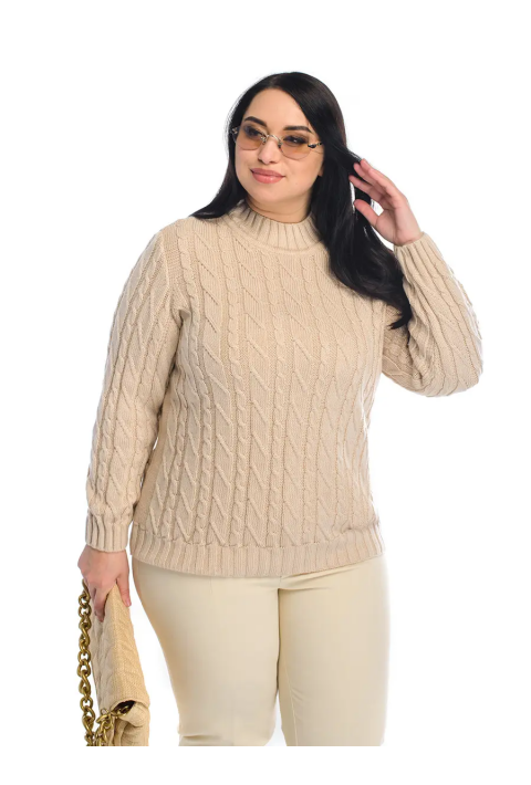 Soft Touch T-neck Knit Sweater