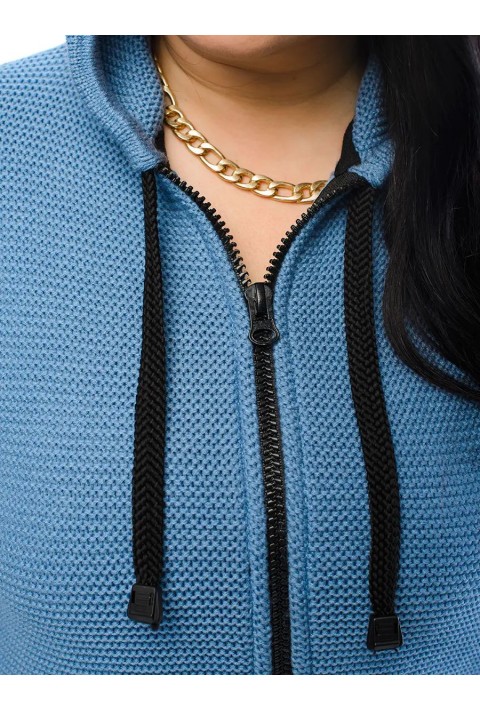 Knit Cardigan Zip Jeans