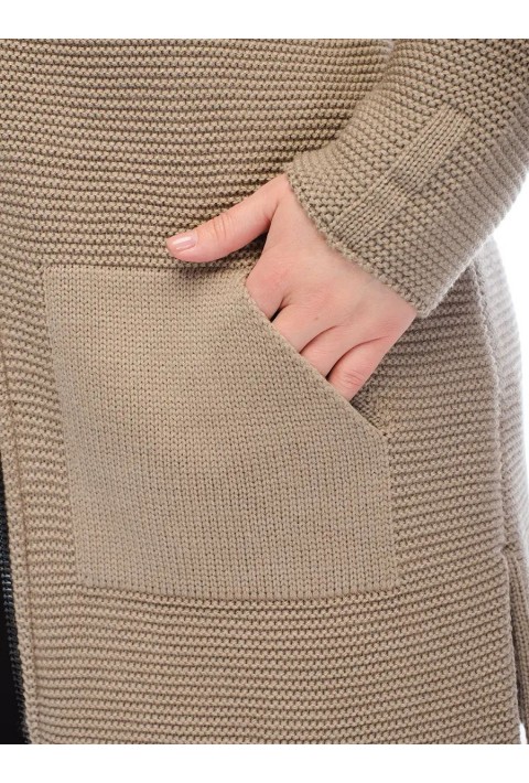 Knit Cardigan Zip