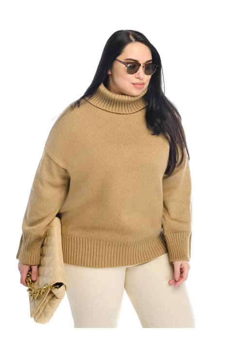Loose Knit Sweater Beige