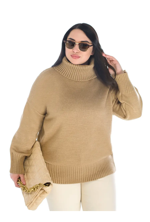 Loose Knit Sweater Beige