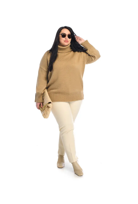 Loose Knit Sweater Beige