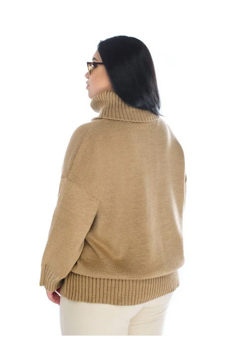 Loose Knit Sweater Beige