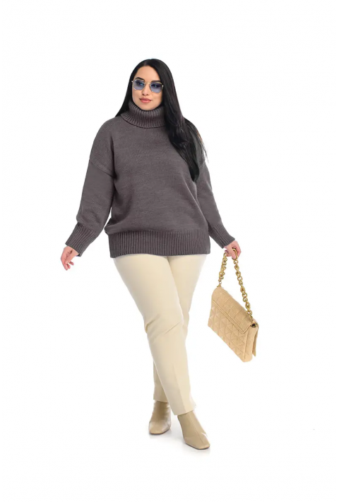 Loose Knit Sweater Grå
