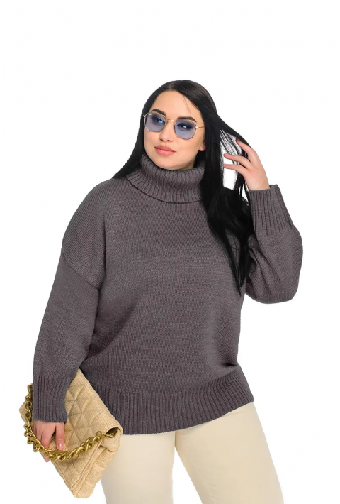 Loose Knit Sweater Grå