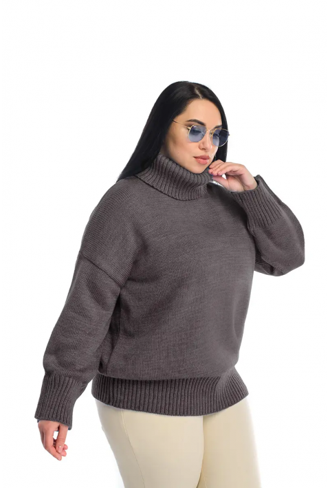 Loose Knit Sweater Grå