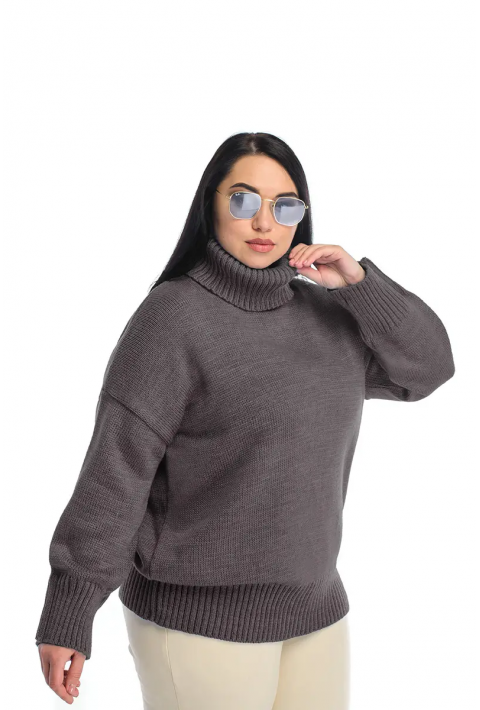 Loose Knit Sweater Grå
