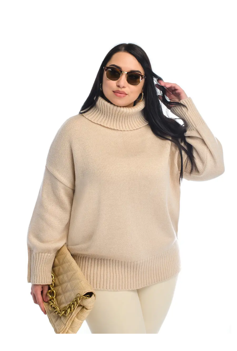 Loose Knit Sweater Light Beige