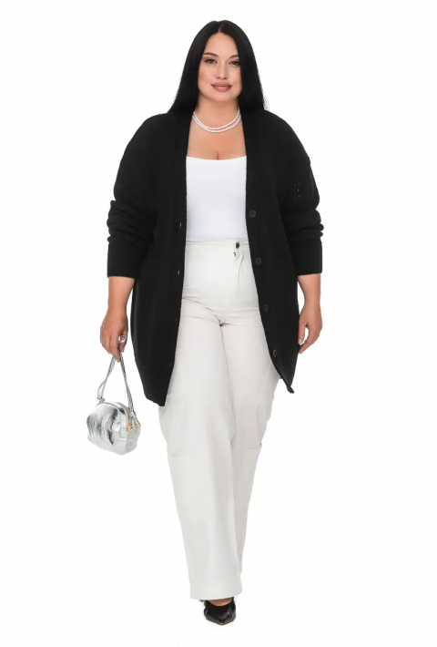 Knit Cardigan Black
