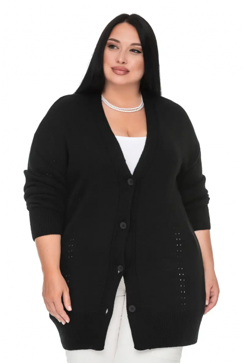 Knit Cardigan Black