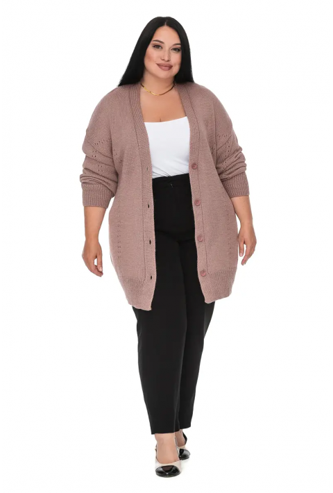 Knit Cardigan Rose