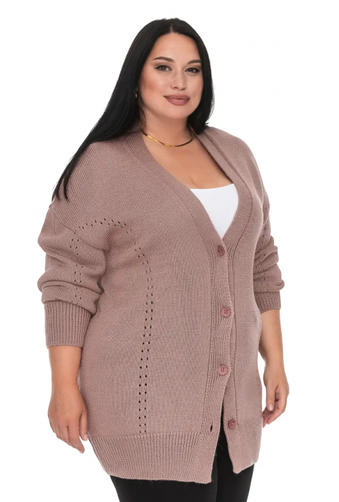 Knit Cardigan Rose