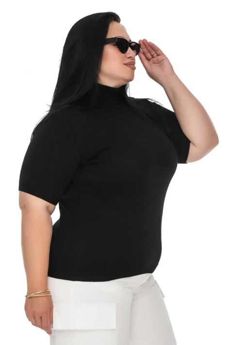 Knit pullover Black