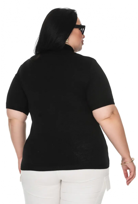 Knit pullover Black