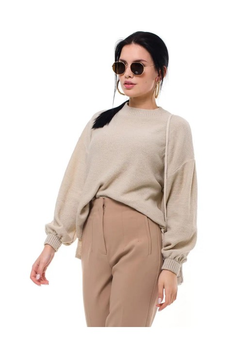 Loose Knit Sweater Beige
