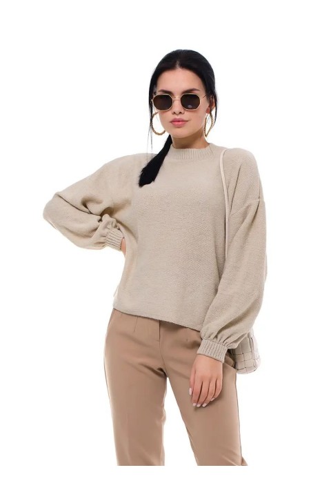 Loose Knit Sweater Beige