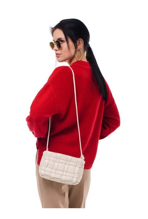 Loose Knit Sweater Rød