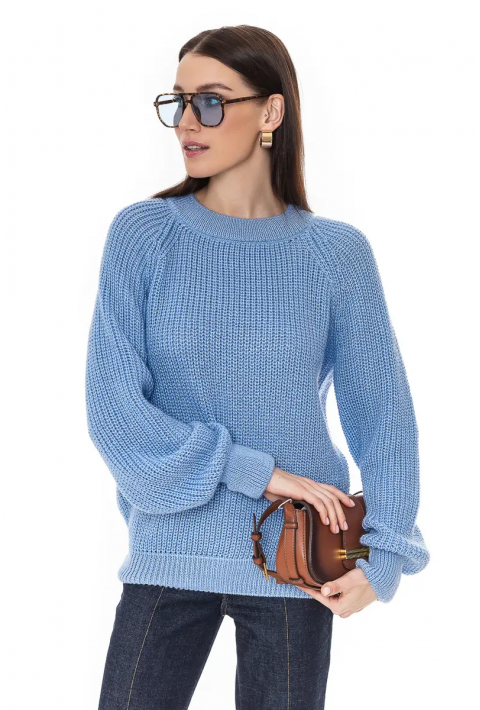Loose Knit Sweater Light blue