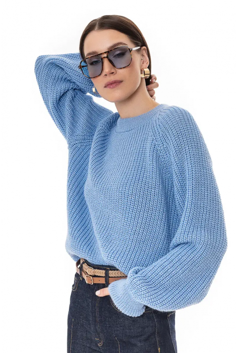 Loose Knit Sweater Light blue