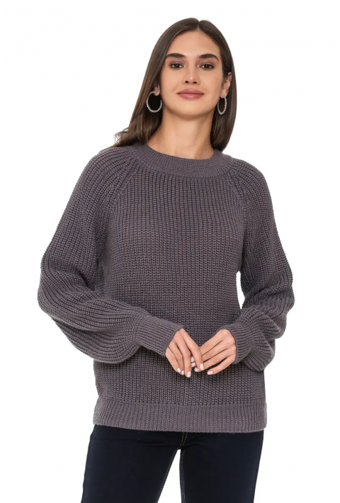 Loose Knit Sweater Grey
