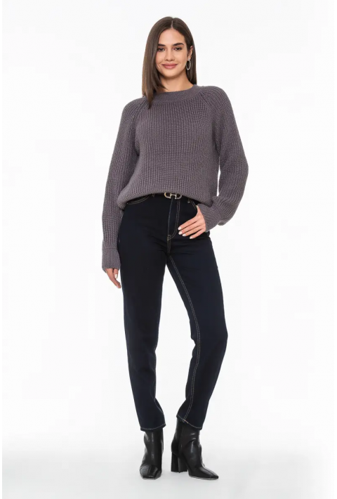 Loose Knit Sweater Grey