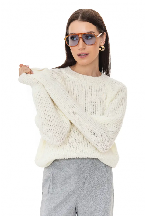 Loose Knit Sweater Cream