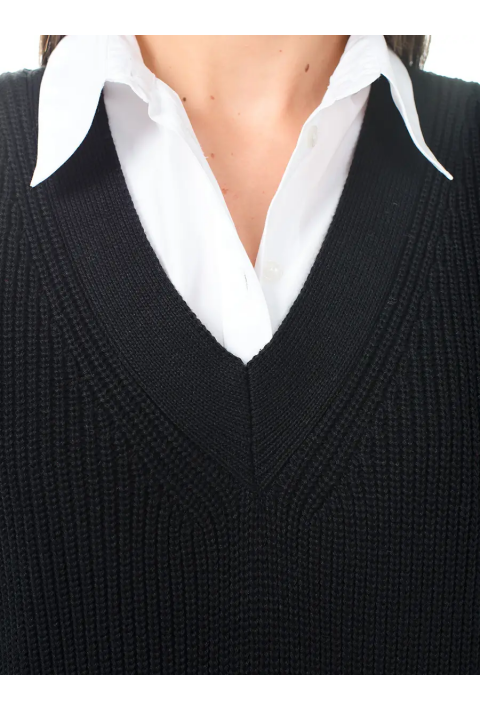 Knit Vest Black