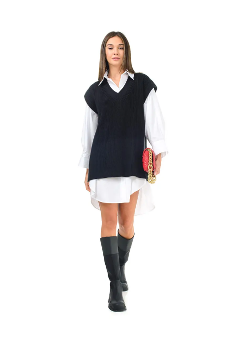 Knit Vest Black