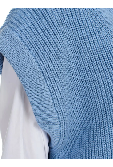 Knit Vest Lyseblå