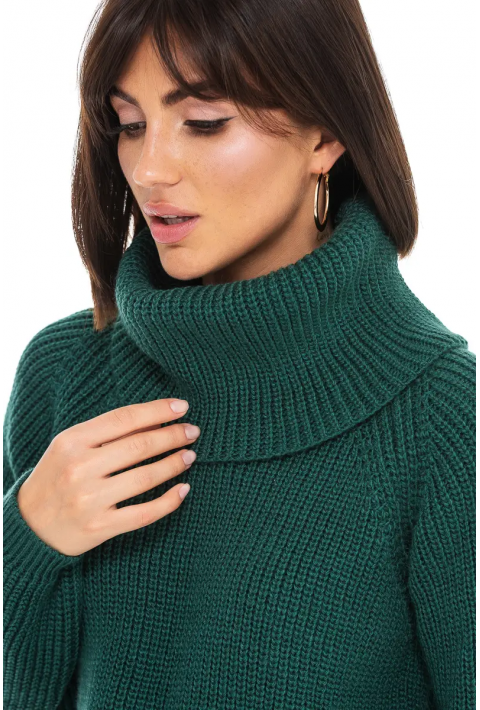 Loose Knit Sweater Dark green