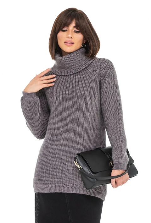 Loose Knit Sweater Grey