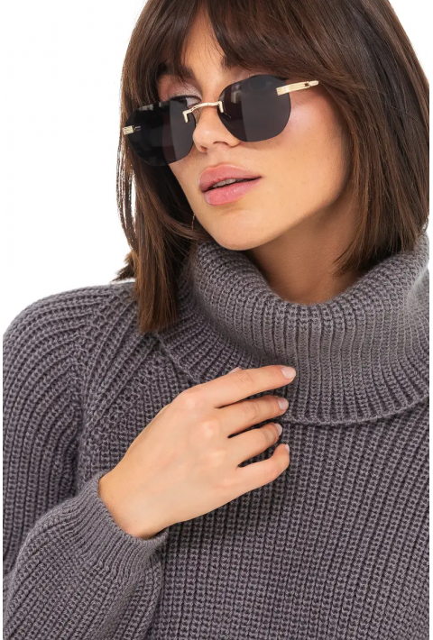 Loose Knit Sweater Grey