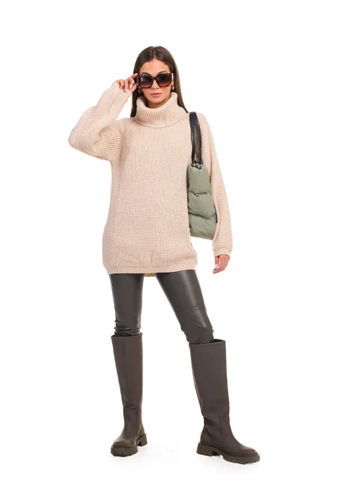 Loose Knit Sweater Beige