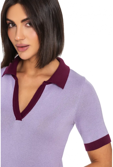 Knit T-Shirt Lilla