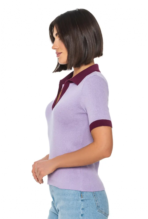 Knit T-Shirt Lilla