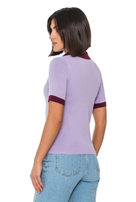 Knit T-Shirt Lilla